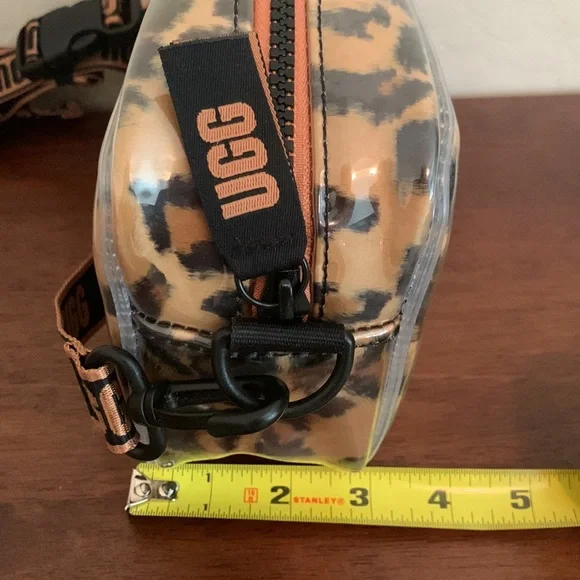 UGG BRAND NEW JANEY II CLEAR CHEETAH PRINT CROSSBODY BAG - Picture 10 of 12